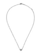 Lana Jewelry 14k White Gold & Diamond Disc Pendant Necklace