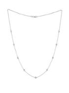 Diana M Jewels Diamond And 14k White Gold Station Necklace