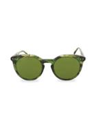Bottega Veneta Core 51mm Round Sunglasses