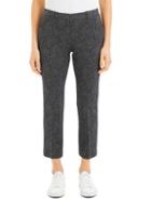 Theory Speckled Knit Cropped Tailored Trousers