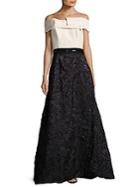 Carolina Herrera Embroidered Lace Gown
