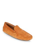 Tod's Solid Suede Moccasins