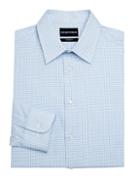 Emporio Armani Modern-fit Check Button-down Shirt