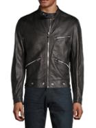 Burberry Leather Moto Jacket