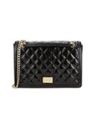 Love Moschino Embossed Snakeskin-printed Faux Leather Shoulder Bag