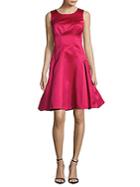 Zac Posen Solid Fit-&-flare Dress