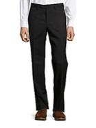 Versace Collection Pinstriped Flat-front Pants