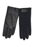 Calvin Klein Knit And Leather Gloves