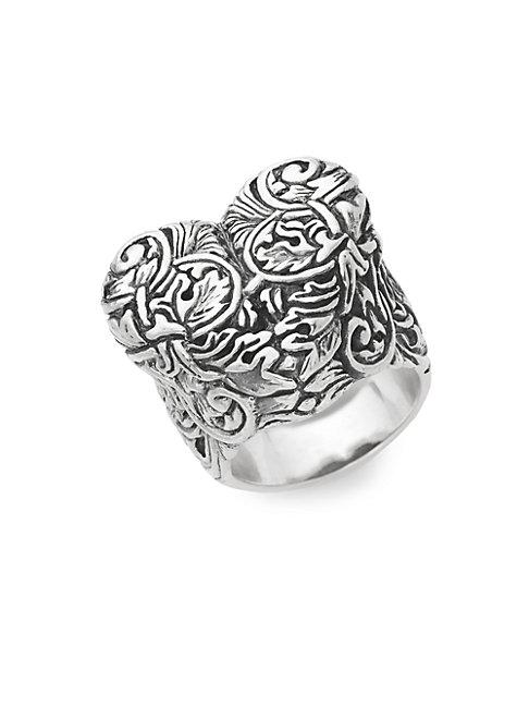 King Baby Studio Sterling Silver Engraved Heart