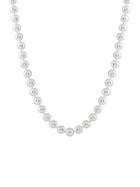 Masako 7-8mm White Pearl And 14k Yellow Gold Necklace