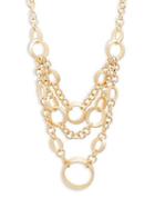 Saks Fifth Avenue 18k Gold Layered Necklace
