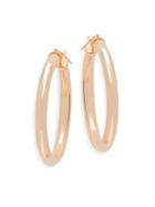 Saks Fifth Avenue 14k Rose Gold Tube Hoop Earrings