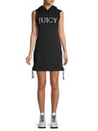 Juicy Couture Black Label Lace-up Hoodie Dress