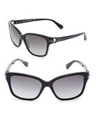 Diane Von Furstenberg Emma 57mm Square Sunglasses