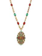 Heidi Daus Thoughtful Treasure Crystal & Bead Pendant Necklace