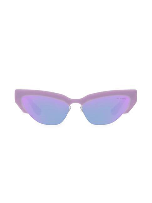 Miu Miu 04us 59mm Cat Eye Wrap Sunglasses