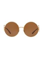 Dolce & Gabbana Charisma 59mm Round Sunglasses