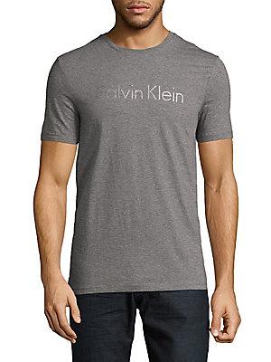 Calvin Klein Logo Printed Textured Tee