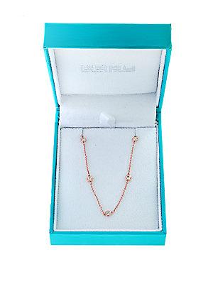 Effy Super Buy 14k Rose Gold And Diamonds Necklace