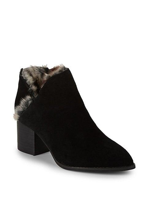 Seychelles Diligence Faux Fur Trimmed Ankle Boots