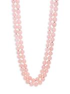 Estate Jewelry Collection Pink Quartz Slip-on Necklace
