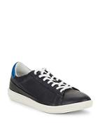 Diesel Contrast-lace Leather Sneakers