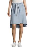 Saks Fifth Avenue Cilla Front Tie Skirt