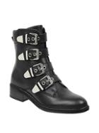 Marc Fisher Ltd Diante Leather Buckle Boots