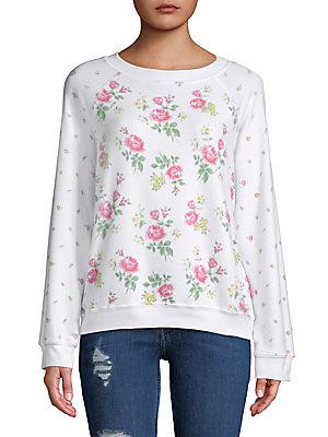 Wildfox Floral-print Sweatshirt