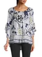 Fever Love Chi Floral Bell-sleeve Top