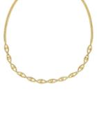 Saks Fifth Avenue 14k Yellow Gold Textured Beaded Necklace