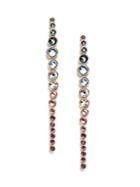 Gorjana Sylvie 18k Goldplated Multi-color Crystal Linear Drop Earrings