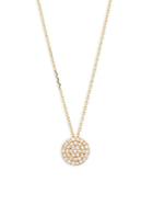 Suzanne Kalan White Sapphire And 14k Yellow Gold Pendant Necklace