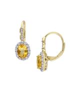 Sonatina 14k Yellow Gold & Multi-stone Drop Earrings