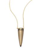 Alexis Bittar Lucite & 10k Yellow Gold-plated Spear Pendant Necklace