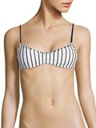 Same Swim The Siren Striped Bikini Top