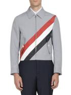 Thom Browne Striped Zip-front Jacket