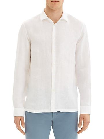 Theory Murray Standard-fit Linen Irving Shirt