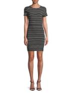 French Connection Striped Short-sleeve Dress