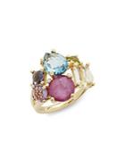 Ippolita Rock Candy Multi-stone & 18k Gold Cocktail Ring