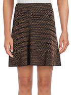M Missoni Textured Wool Blend Mini Skirt