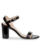 Stuart Weitzman Taliana Leather Block-heel Sandals