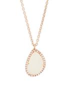 Meira T Druzy And 14k Rose Gold Pendant Necklace