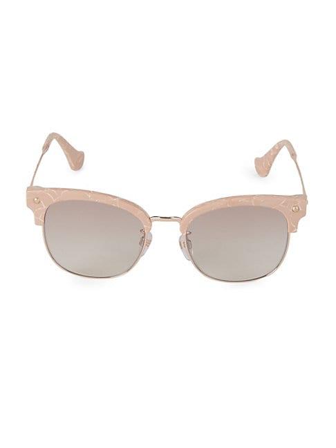 Balenciaga 55mm Clubmaster Sunglasses