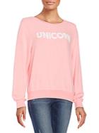 Wildfox Unicorn Graphic Sweatshirt