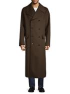 Valentino Double-breasted Longline Coat