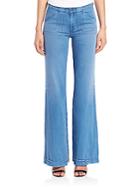 Ag Adriano Goldschmied Carly Pintuck Wide Leg Jeans