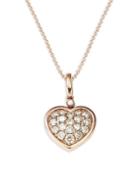 Le Vian Nude Palette&trade; 14k Strawberry Gold&reg; Nude Diamond&trade; & Vanilla Diamond&reg; Heart Pendant Necklace