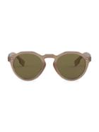 Burberry 50mm Oval Sunglasses