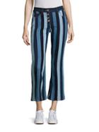 Tommy Hilfiger Patchwork Cropped Flared Pants
